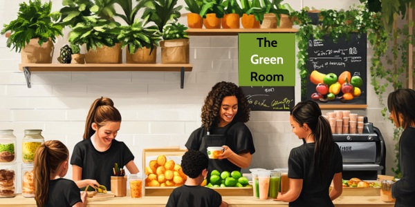 Green Room Team at Work